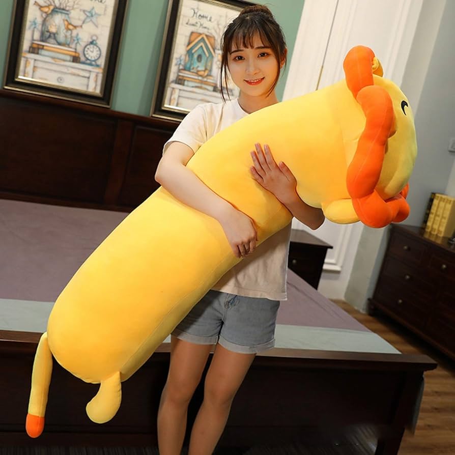 Amazon｜ライオン抱き枕 柔らかく 添い寝枕 ライオンぬいぐるみ 動物